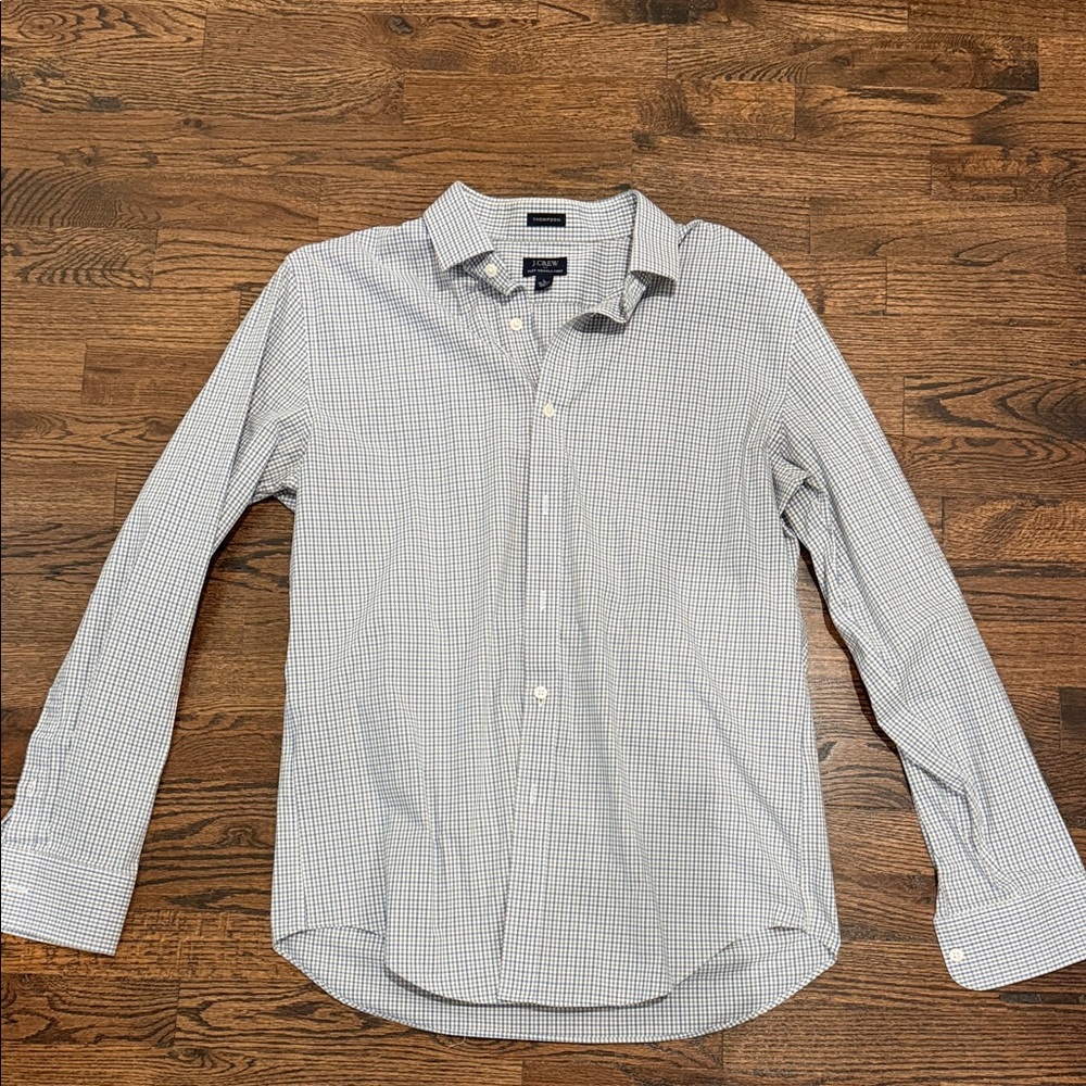 J. Crew Men's Checkered Button-Down Shirt